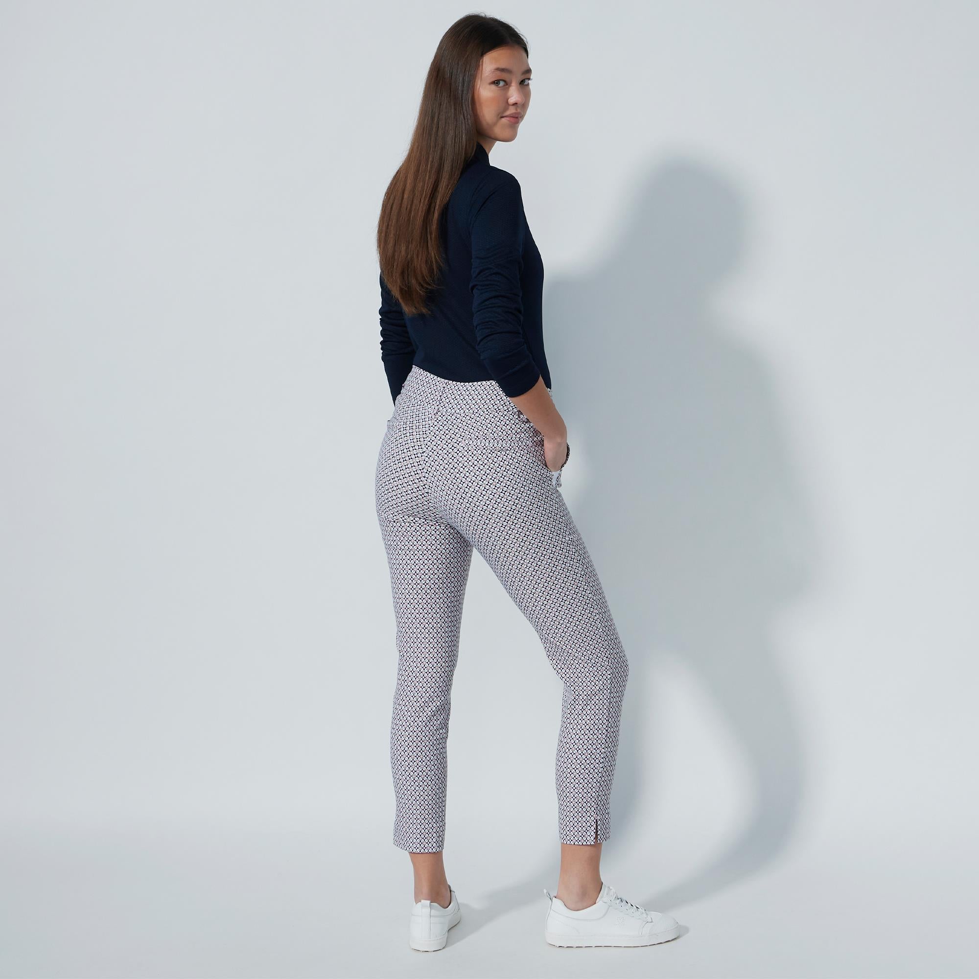 Daily Sports Magic Motif High Water Ladies Golf Pants Mosaic Medley 94CM